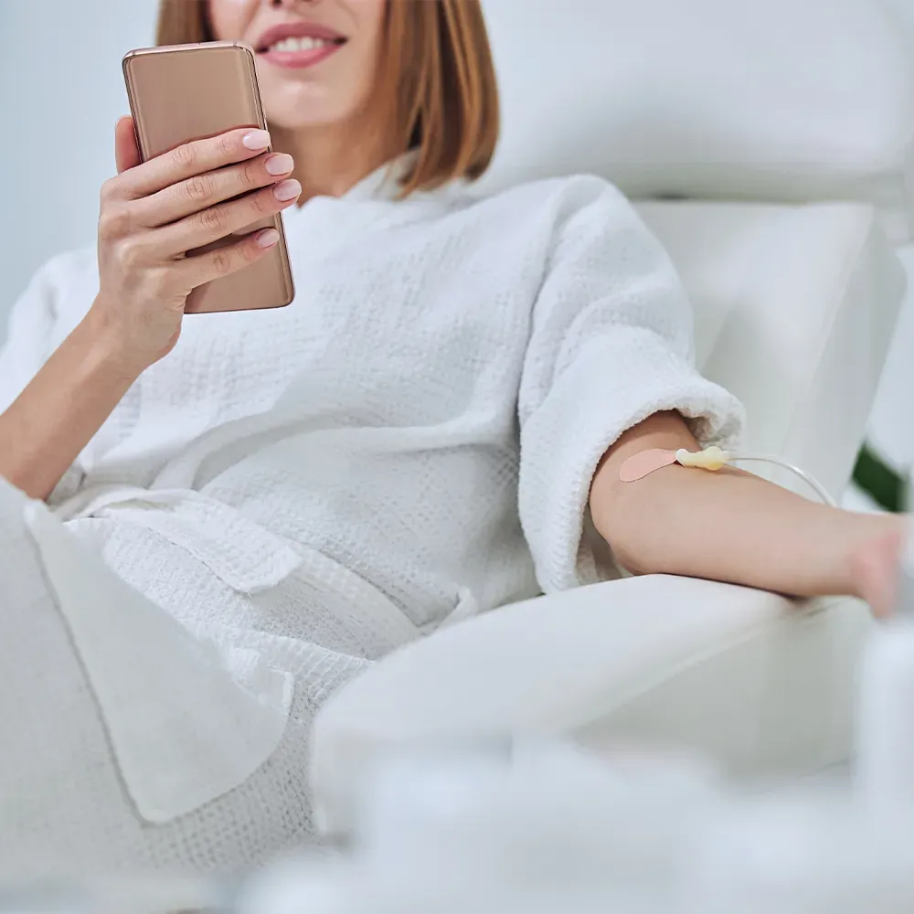 Clean and private setting for a mobile vitamin appointment